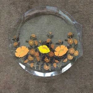 Vintage 60’s Glass Platter